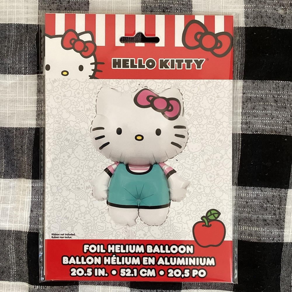 Unique Hello Kitty Balloon with Red and Black Accents